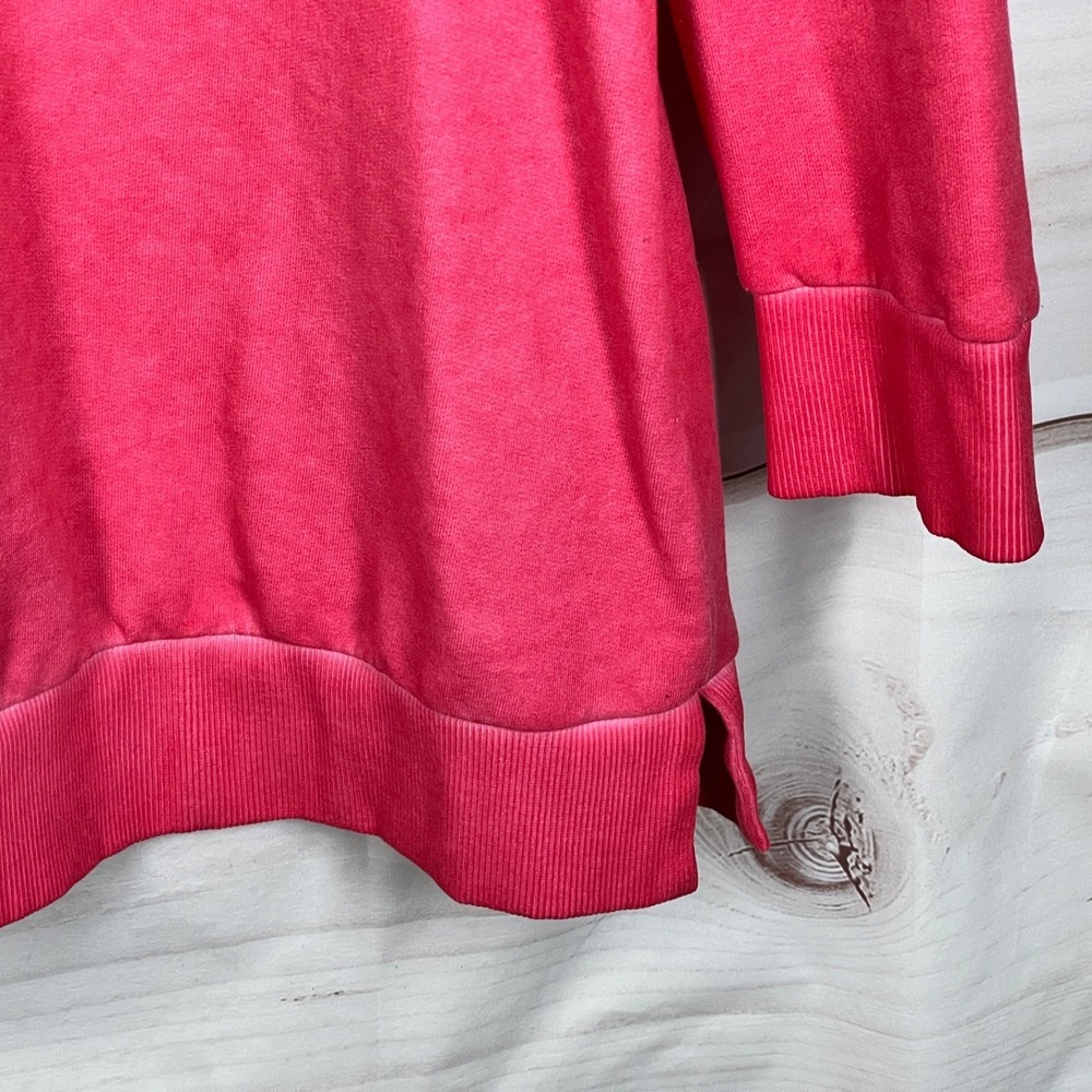 Lane Bryant Top Womens 18 20 Orange Sweatshirt Pullover Inspired Garment Dyed - Picture 8 of 10